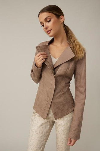 faux suede moto jacket-221911